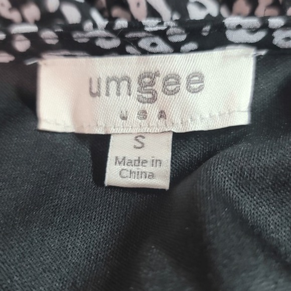 Umgee Black & White Short Sleeve Dress - Picture 11 of 12